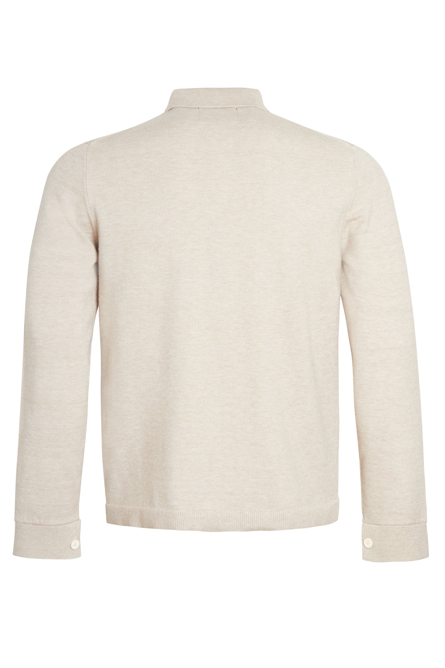 Oatmeal soft knitted overshirt
