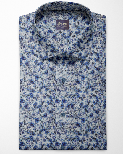 Floral bloom digital print shirt