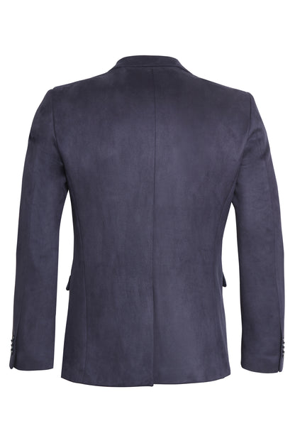 Navy soft moleskin blazer