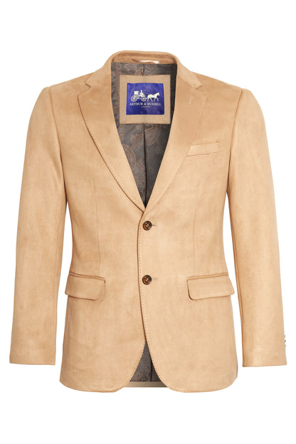 Sand soft moleskin blazer