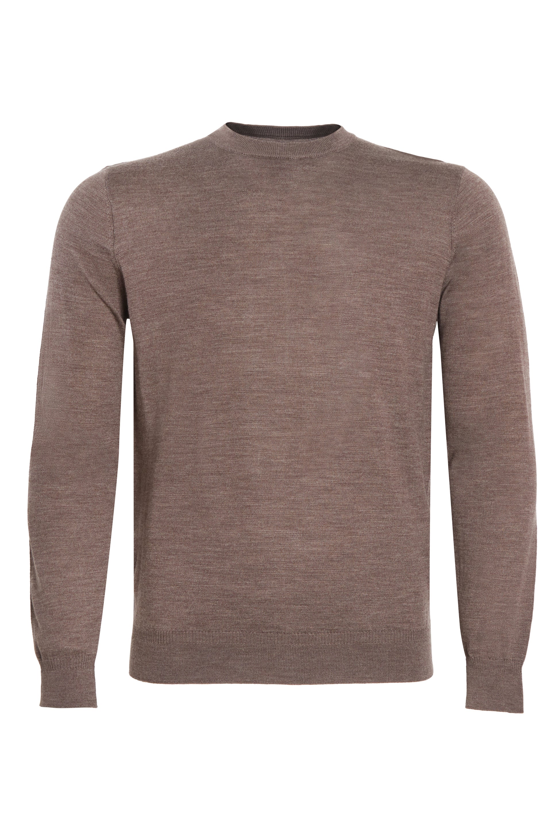 Mousse 100% merino knitted crew neck