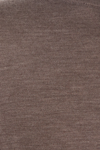 Mousse 100% merino knitted crew neck