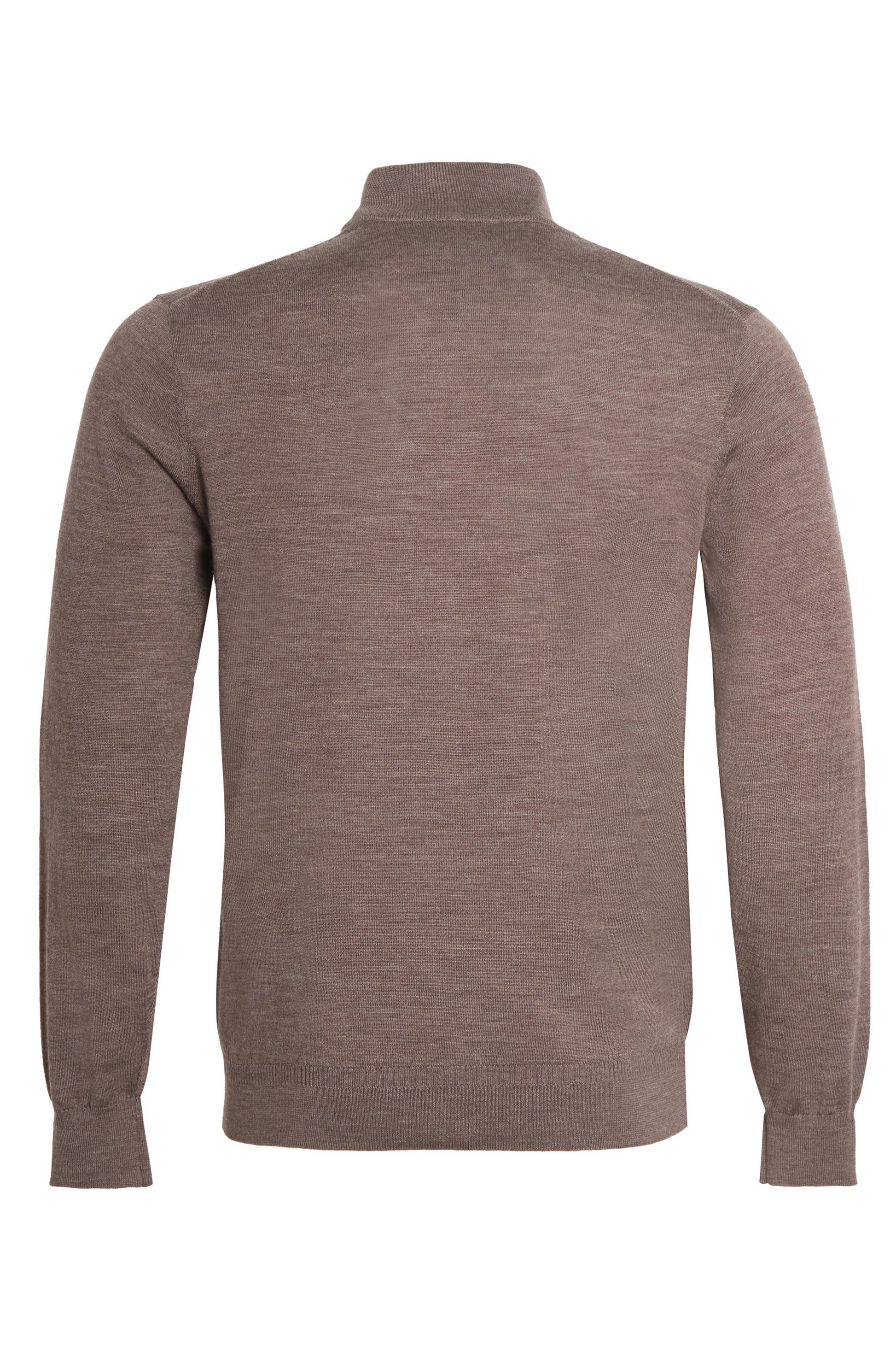 Mousse 100% merino quarter zip neck
