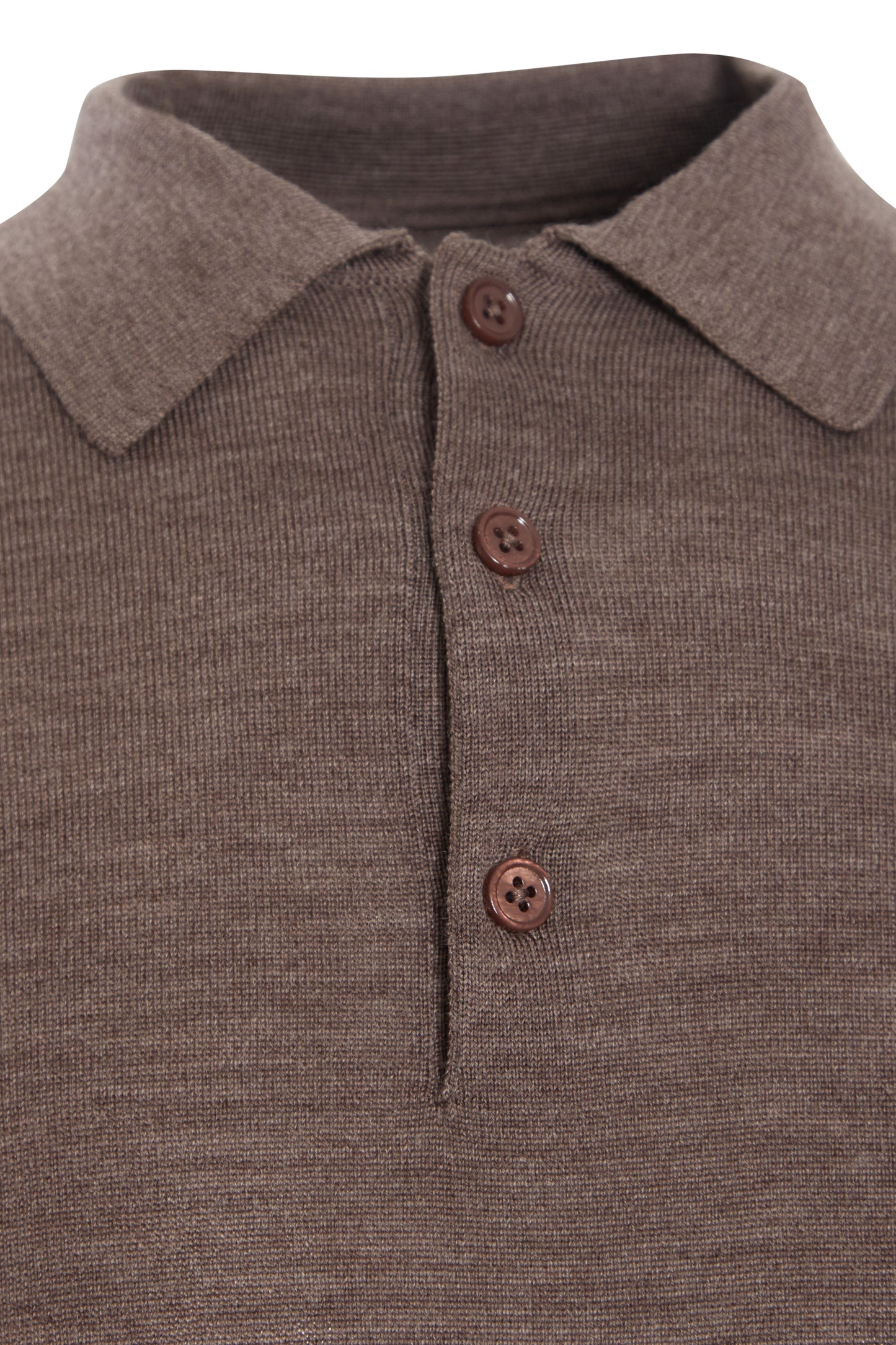 Mousse 100% merino knitted polo