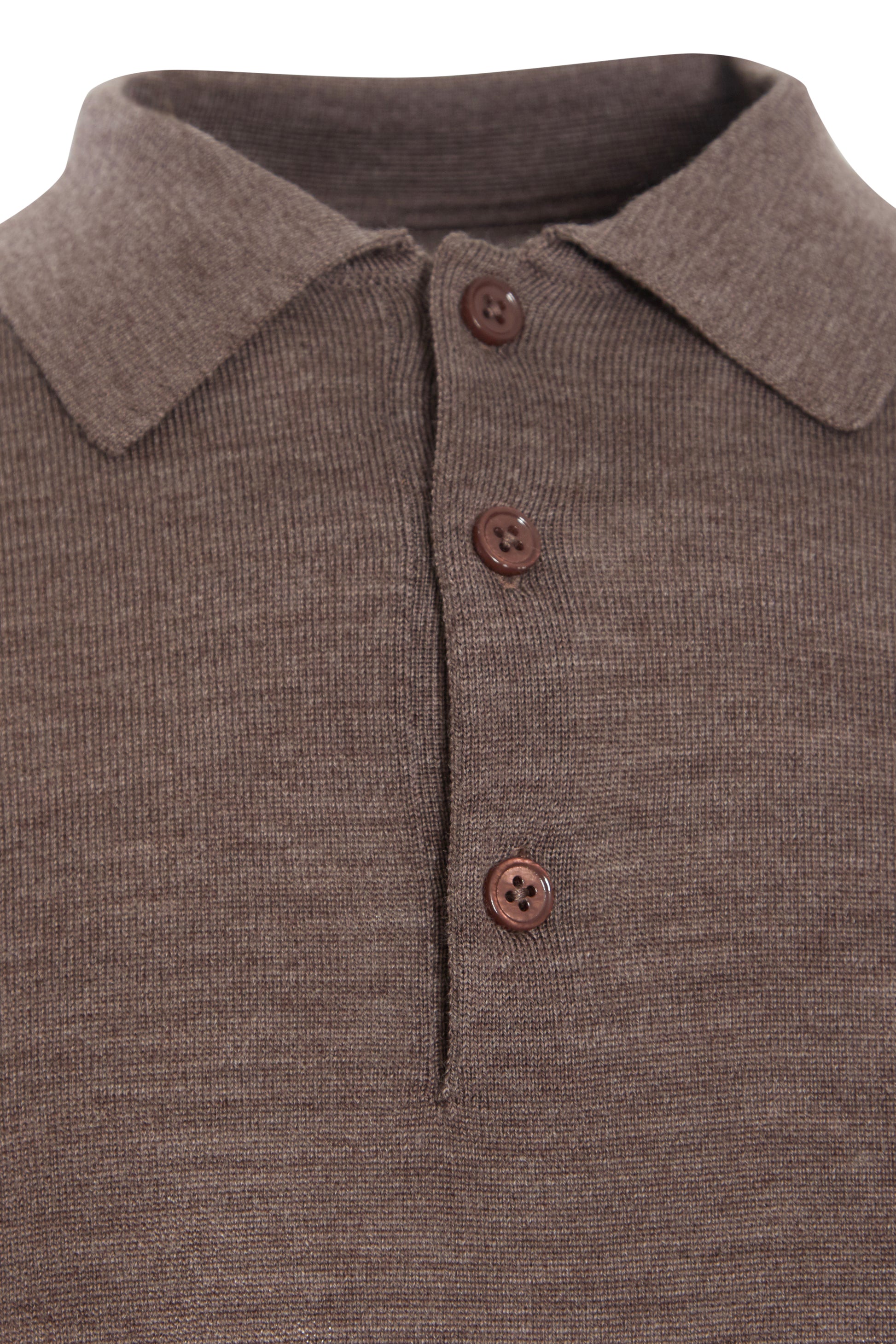 Mousse 100% merino knitted polo