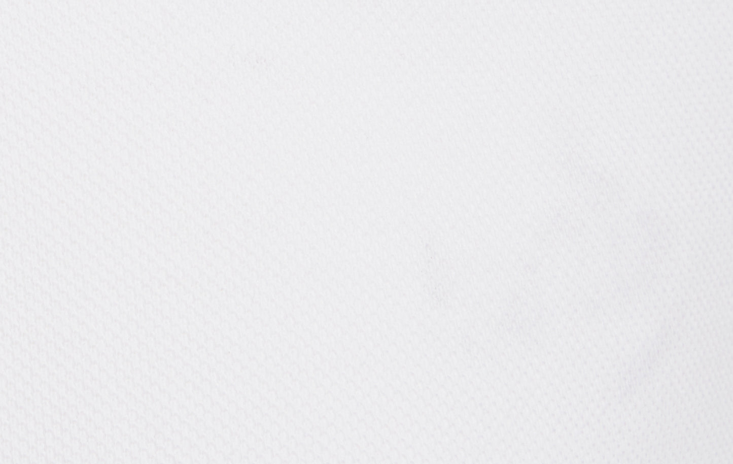 White pique polo with check buttoned down collar