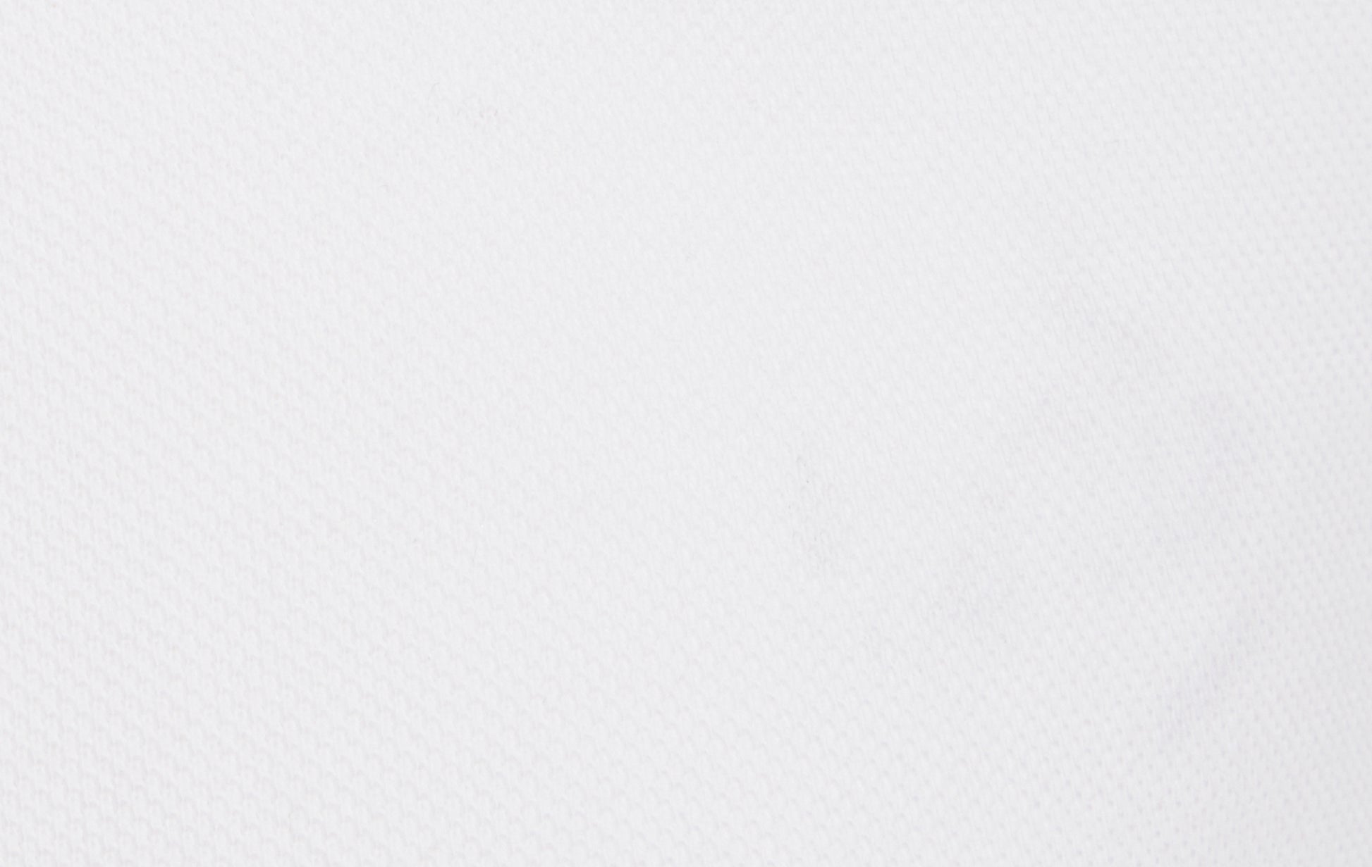 White pique polo with check buttoned down collar