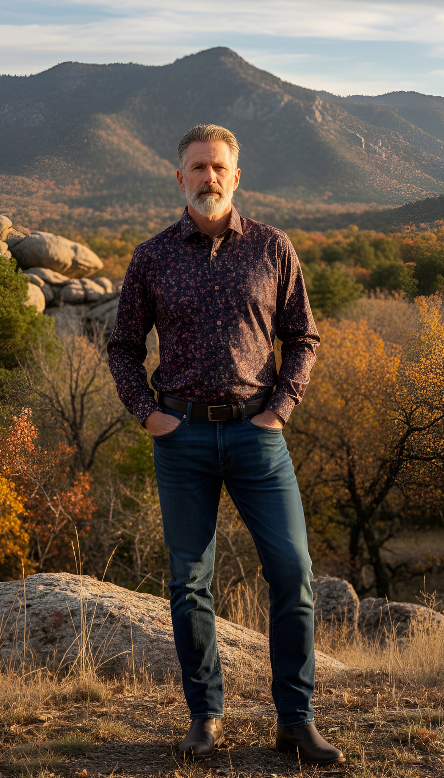 ditsy floral print shirt